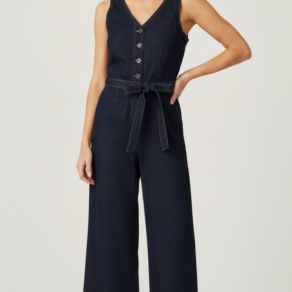 Universal Thread Navy Sleeveless Jumpsuit